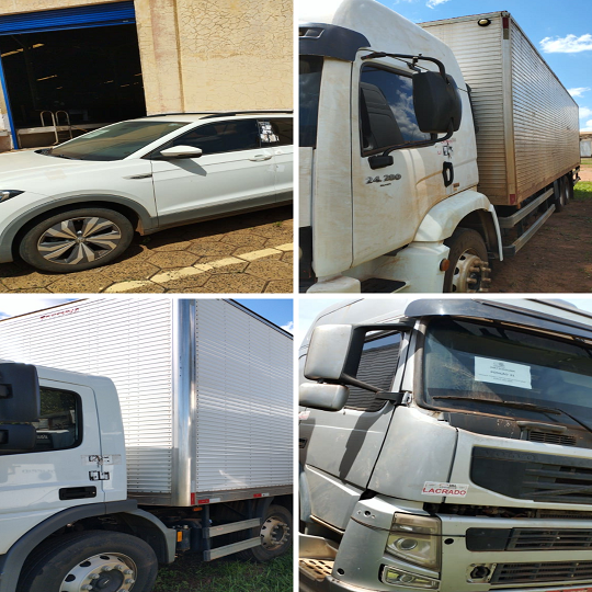 Veículos apreendidos em Araraquara 